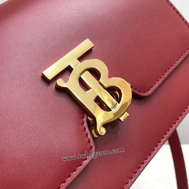 Burberry專門店新款小號TB專屬標識皮革鎖扣包 巴寶莉經典爆款皮革單肩斜背女包 yxb1372